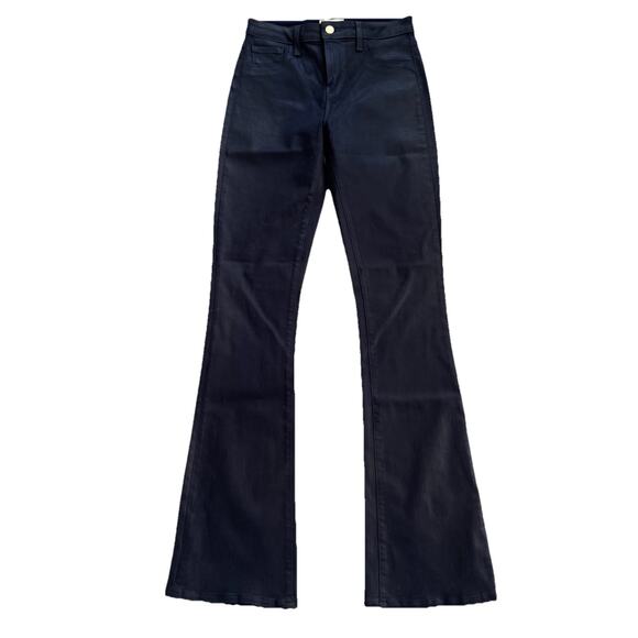 L'AGENCE Galactic Coated Selma High Rise Jeans Womens 26 EUC $290 - Picture 2 of 8
